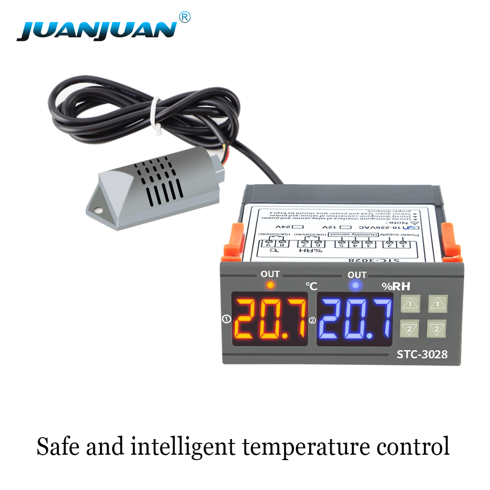 Weather Station Indoor - Controlador de Temperatura STC-3028 STC-1000, Termostato