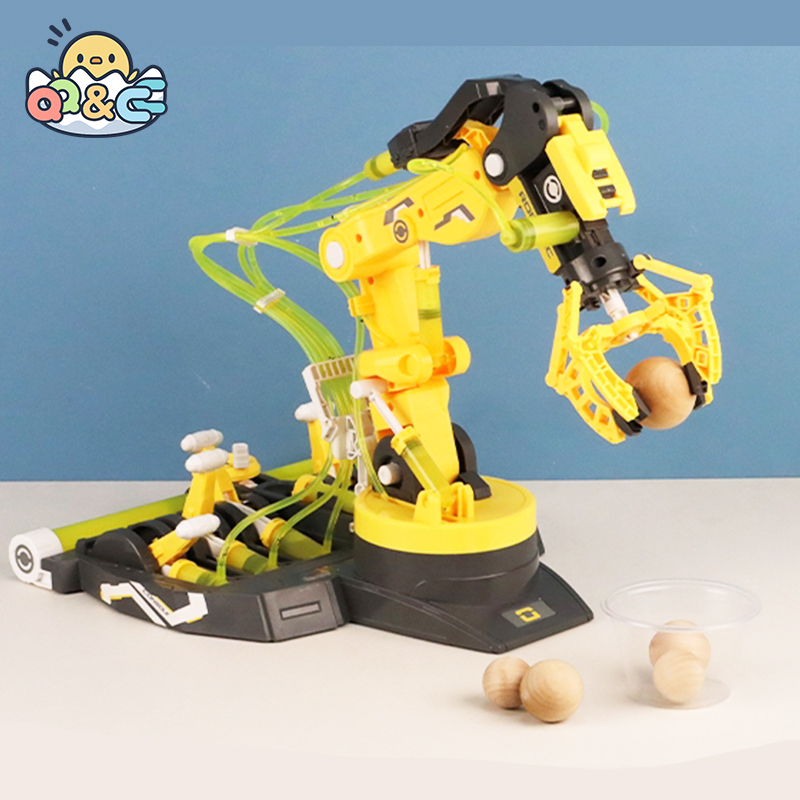 Robot Arm Motor - DIY ensamblado brazo mecánico hidráulico experimento
