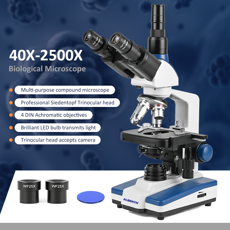 Microscopio Biológico Profesio - Microscope Compound 40X reseña y precio