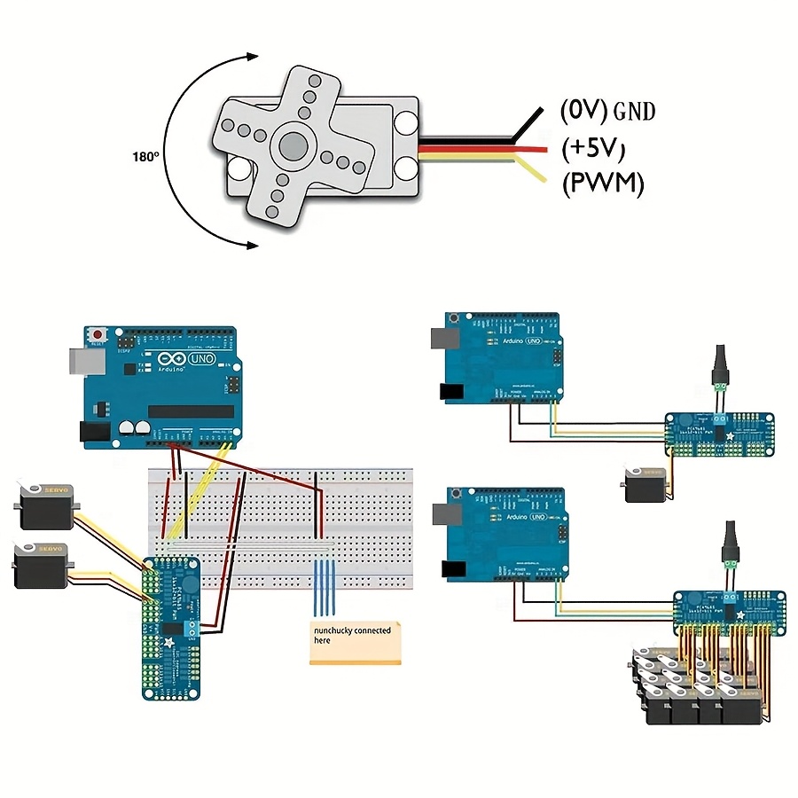 5 motores servo SG90 9G + cont - Robot Arm Motor reseña y precio