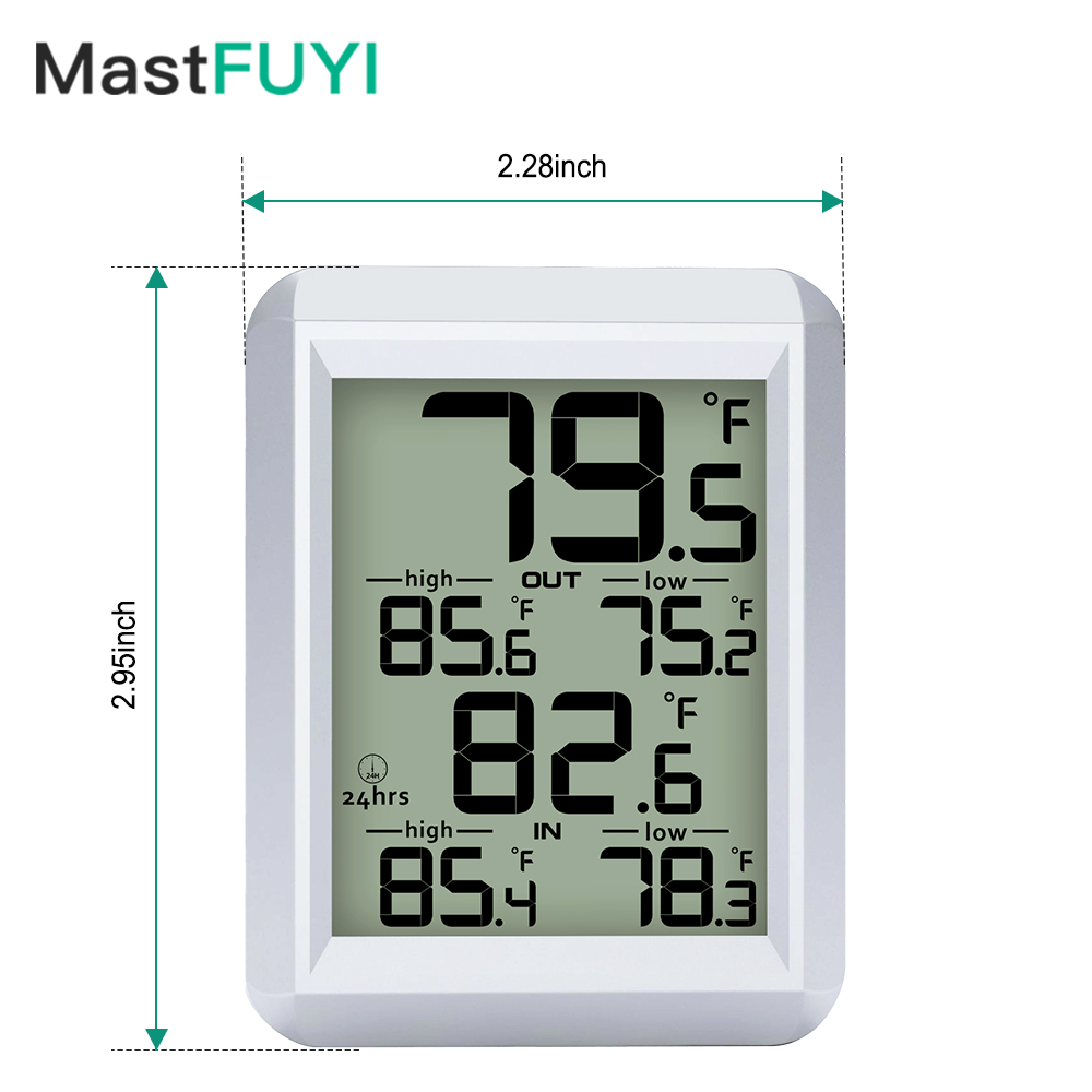 MASTFUYI Termómetro digital pa - Weather Station Indoor reseña y precio