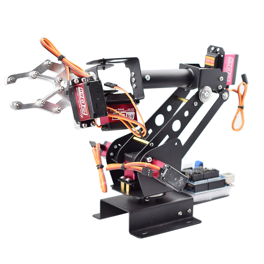 Brazo Robótico de 6 Grados de  - Robot Arm Motor reseña y precio