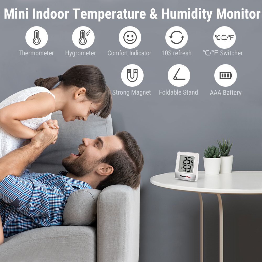 ThermoPro TP49 Mini estación m - Weather Station Indoor reseña y precio