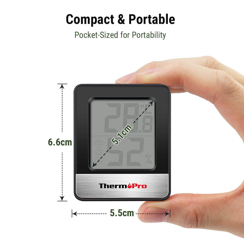 ThermoPro TP49 Mini estación m - Weather Station Indoor reseña y precio