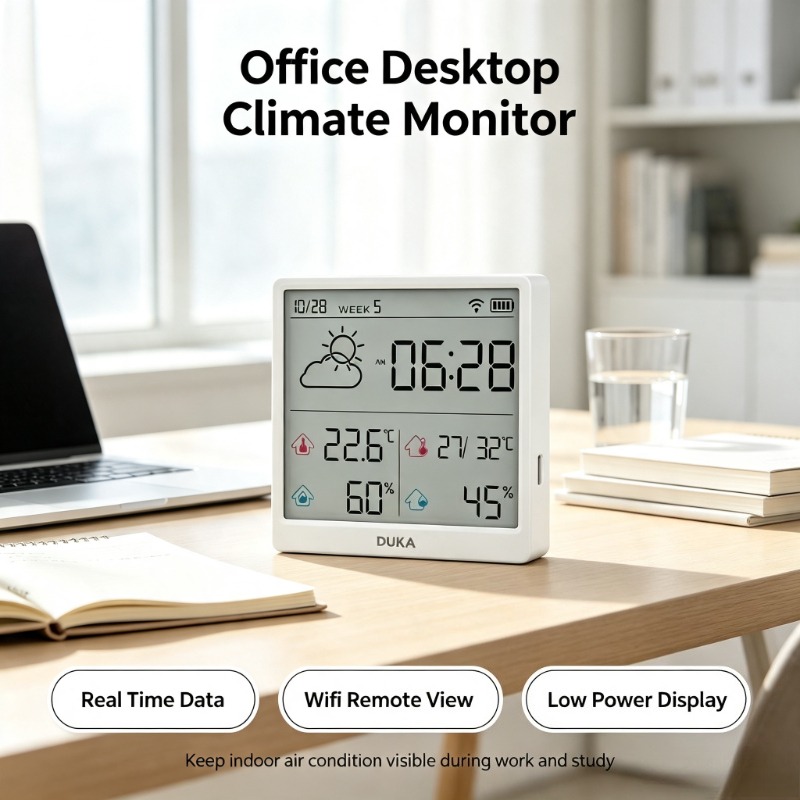 Sensor de Temperatura y Humeda - Weather Station Indoor reseña y precio