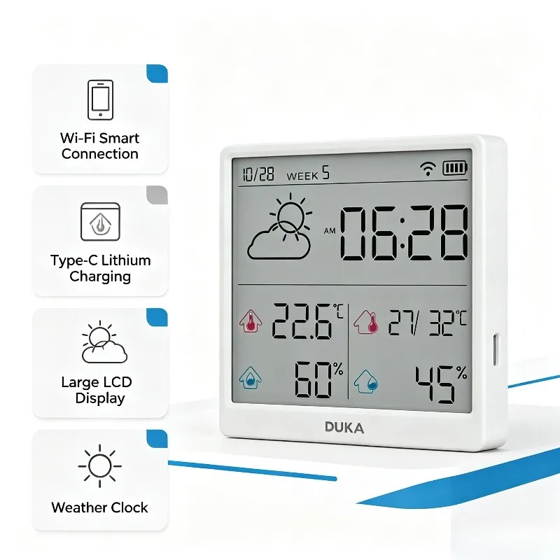 Sensor de Temperatura y Humeda - Weather Station Indoor reseña y precio