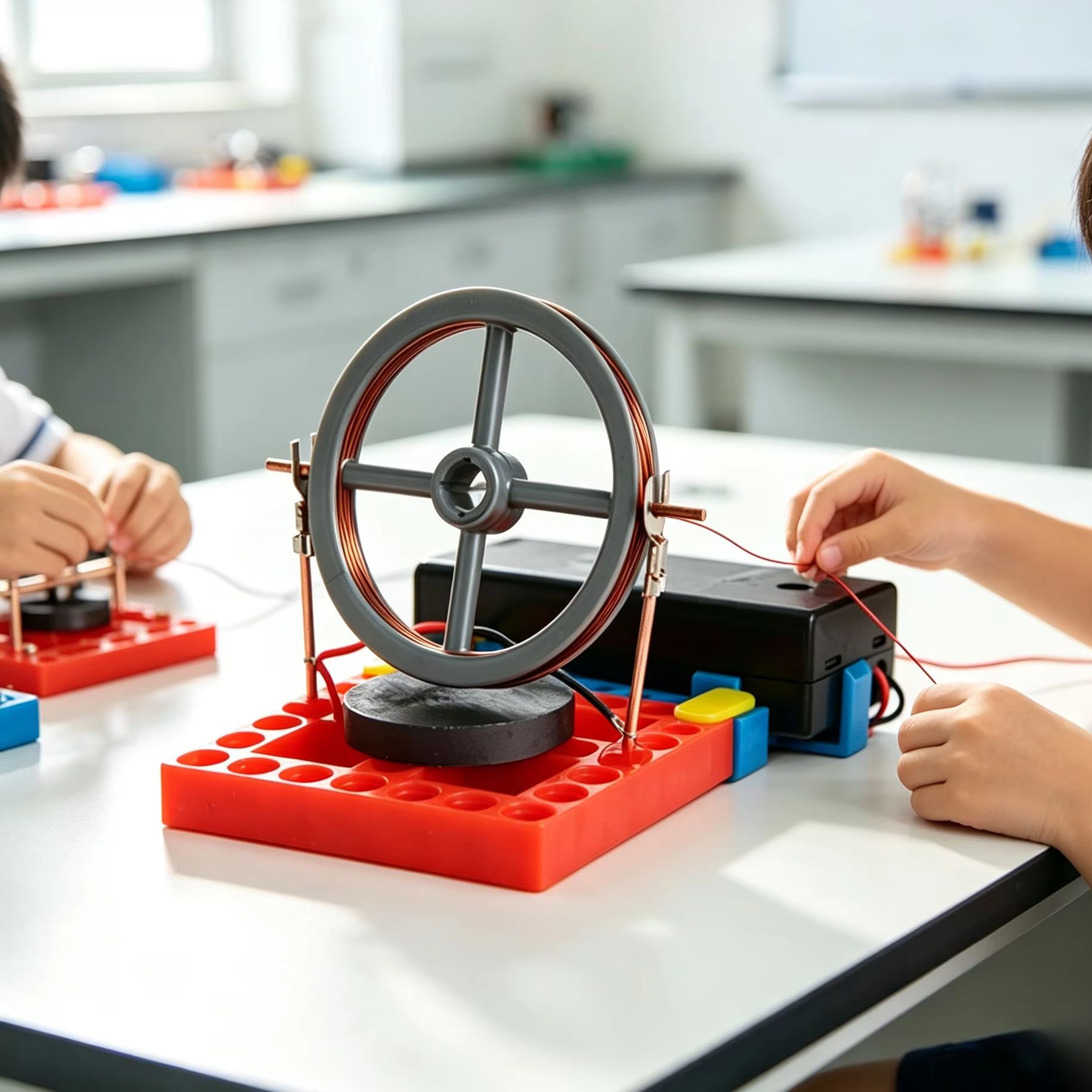 Modelo de Motor Electromagnéti - Science Hobby Kit reseña y precio