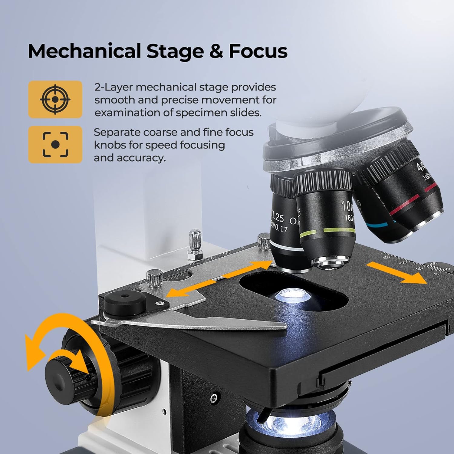 Microscopio Compuesto Trinocul - Microscope Compound 40X reseña y precio